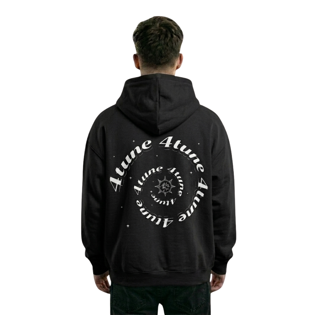 Og4tune style 001 hoddie-Black