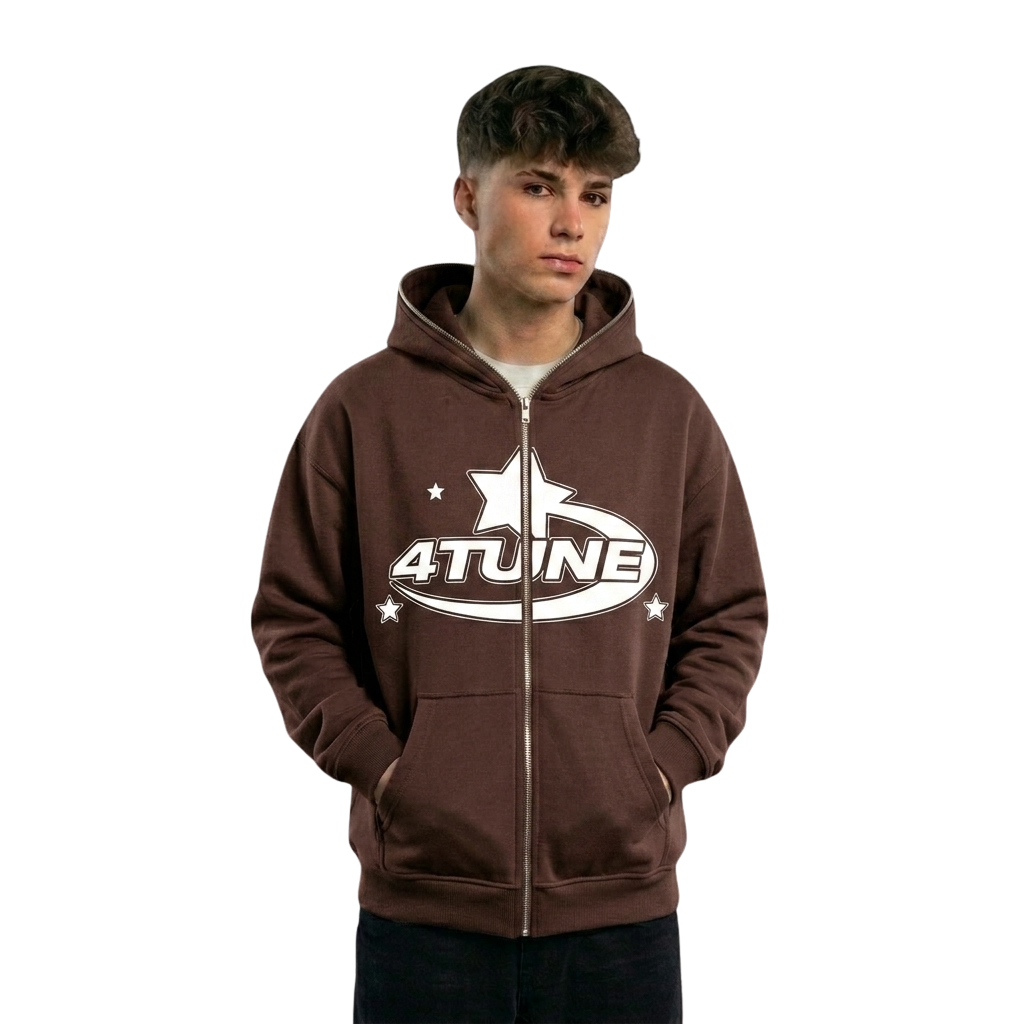 Og4tune style 001 hoddie-Coffee
