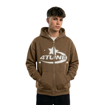 Og4tune style 001 hoddie-light brown