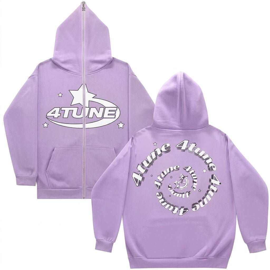 Og4tune style 001 hoddie-Pink